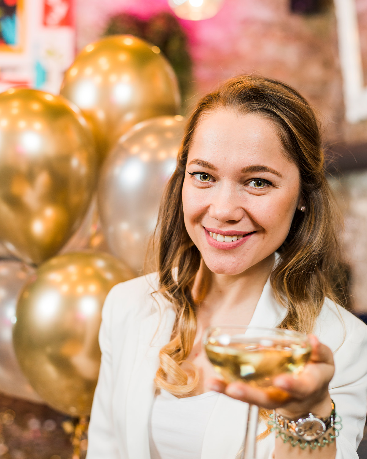 Couple listening to their personalised anniversary song