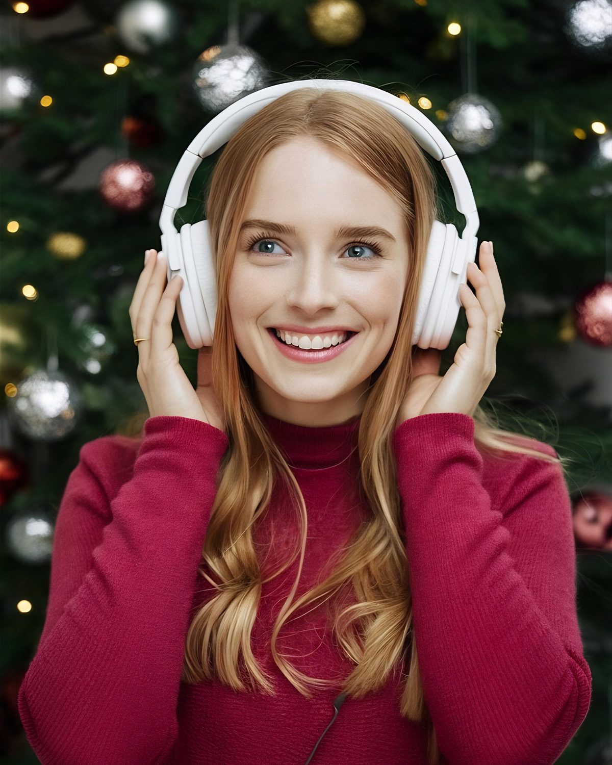 Secret Santa reveal featuring a funny personalised song gift